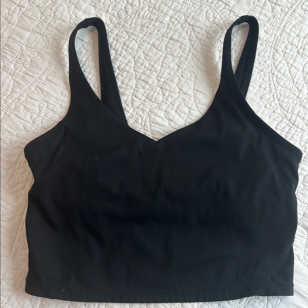 Black Sleeveless Crop Top